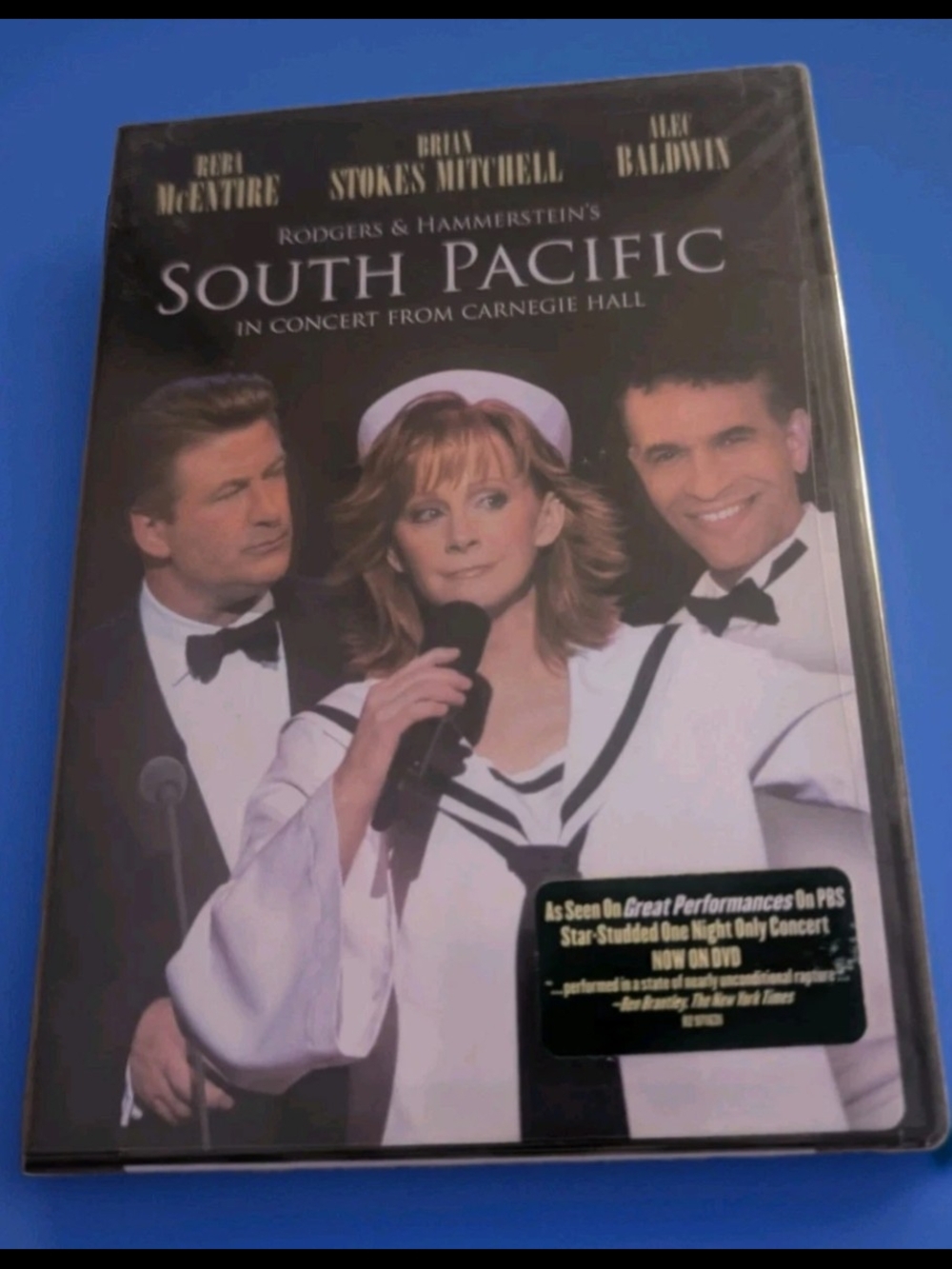 South Pacific In Concert From Carnegie Hall DVD Reba McEntire Alec Baldwin New
